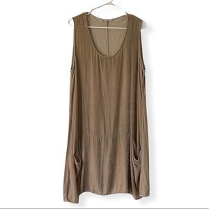 Cut Loose Velvet Pocket Dress